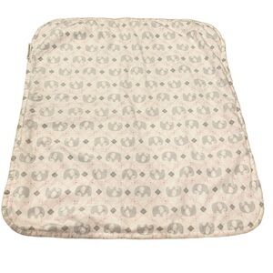 Blankets And Beyond Elephant Pink Gray White Baby Blanket Crib Security Lovey